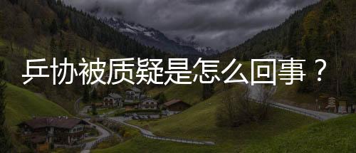 乒协被质疑是怎么回事?国乒2018年世乒赛参赛选手选拔引争议