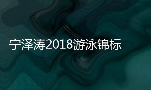 宁泽涛2018游泳锦标赛夺冠 48秒43中国第一世界排名23